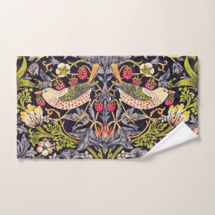 William Morris Strawberry Diief Floral Art Nouveau Handtuch