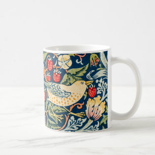 William Morris Strawberry Diief Floral Art Nouveau Kaffeetasse