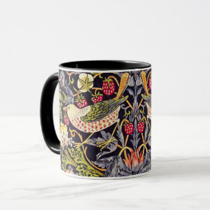 William Morris Strawberry Diief Floral Art Nouveau Tasse