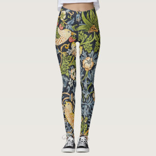 William Morris - Strawberry Diief Floral Pattern Leggings