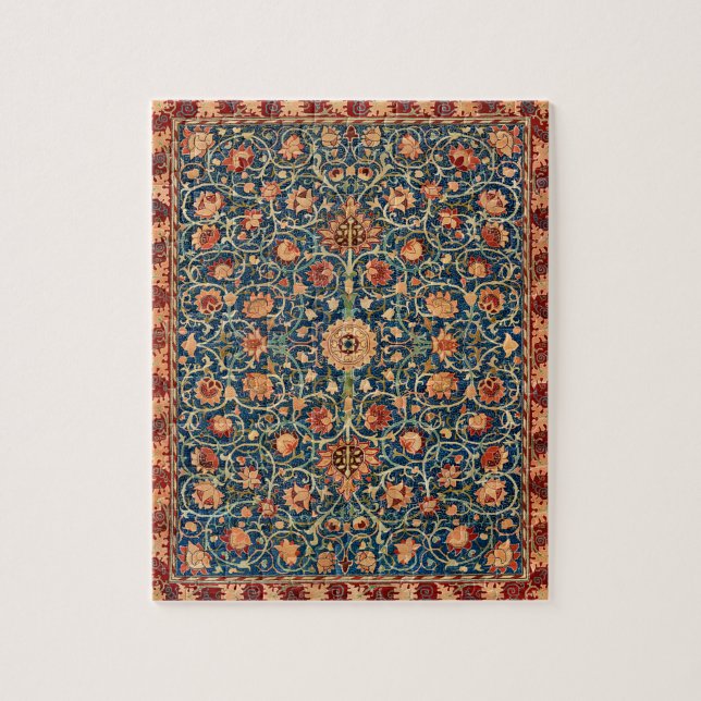 William Morris Strawberry Diief Floral Pattern Puzzle (Vertikal)