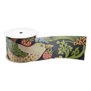 William Morris - Strawberry Diief Floral Pattern Satinband