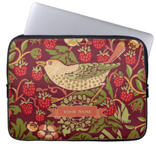 William Morris Strawberry Diief Laptop Sleeve