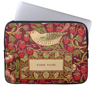 William Morris Strawberry Diief Laptop Sleeve