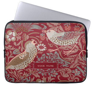 William Morris Strawberry Diief Laptop Sleeve