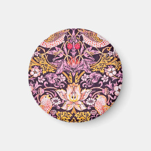 William Morris Strawberry Diief Lila Version Magnet
