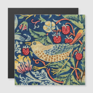 William Morris - Strawberry Diief Magnetkarte