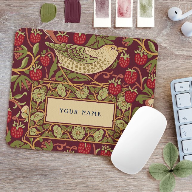 William Morris Strawberry Diief Mouse Pad Mousepad (Von Creator hochgeladen)