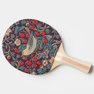 William Morris Strawberry Diief Ping Pong Paddle Tischtennis Schläger