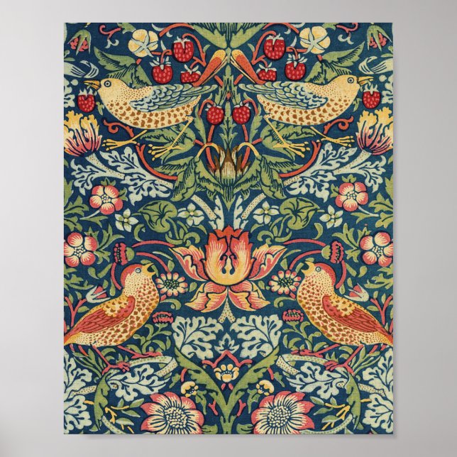 William Morris Strawberry Diief Restaured Version Poster (Vorne)