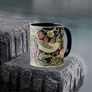 William Morris Strawberry Diief Textile Pattern Tasse