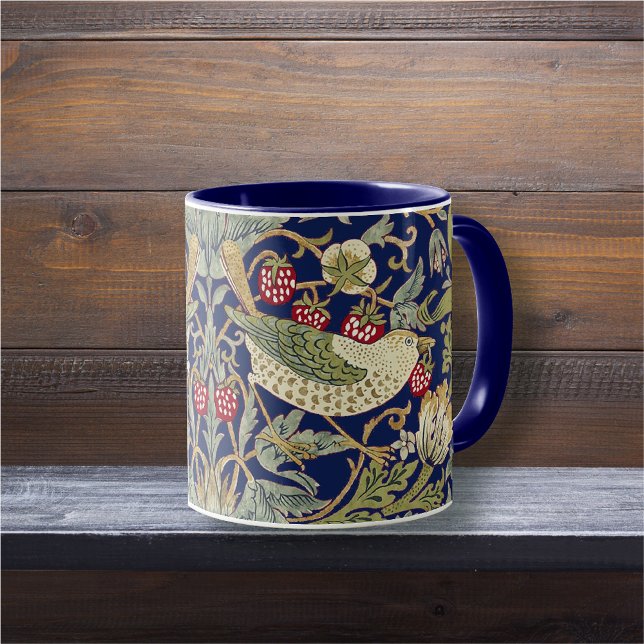 William Morris Strawberry Diief Textile Pattern Tasse (Von Creator hochgeladen)