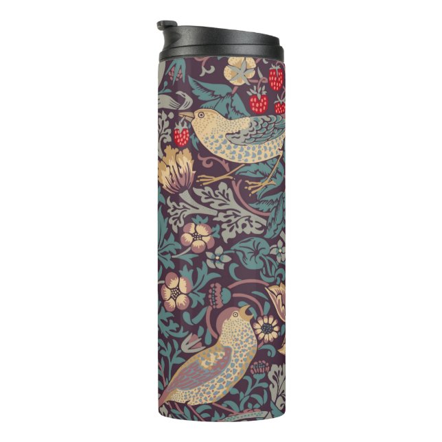 William Morris Strawberry Diief Thermal Tumbler Thermosbecher (Nach rechts gedreht)