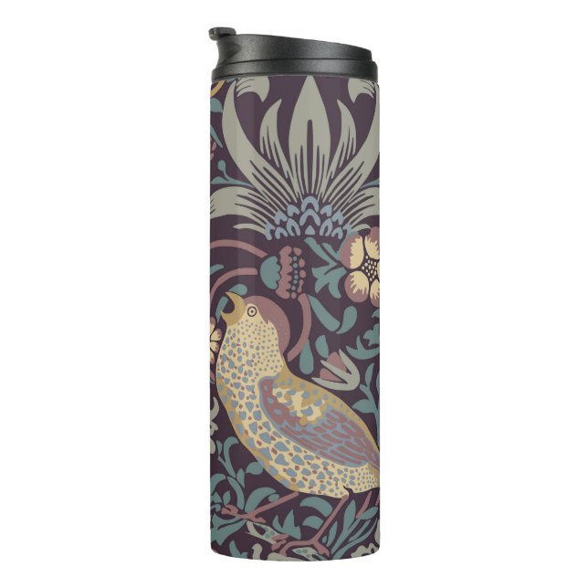 William Morris Strawberry Diief Thermal Tumbler Thermosbecher (Nach rechts gedreht)