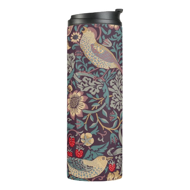 William Morris Strawberry Diief Thermal Tumbler Thermosbecher (Nach links gedreht)