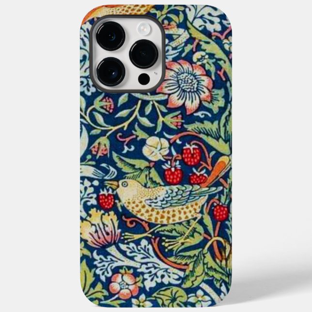 William Morris Strawberry Diief Vogel Case-Mate iPhone Hülle (Rückseite)