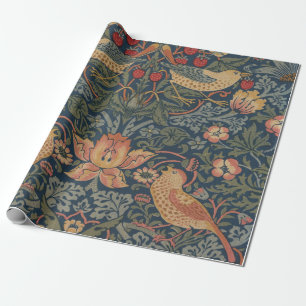 William Morris Strawberry Dives Birds Geschenkpapier