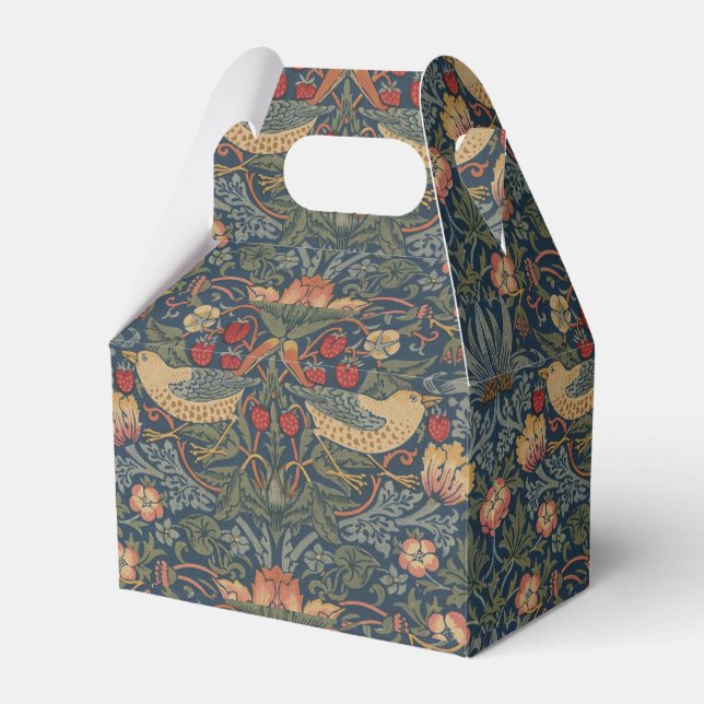 William Morris Strawberry Dives Birds Geschenkschachtel (Vorderseite)