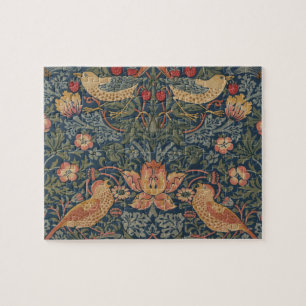 William Morris Strawberry Dives Birds Puzzle