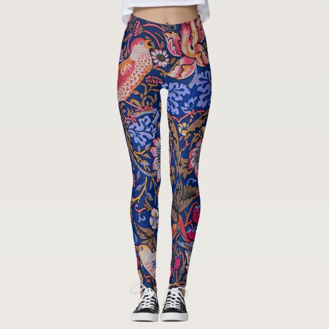 William Morris Strawberry Leggings (Vorderseite)