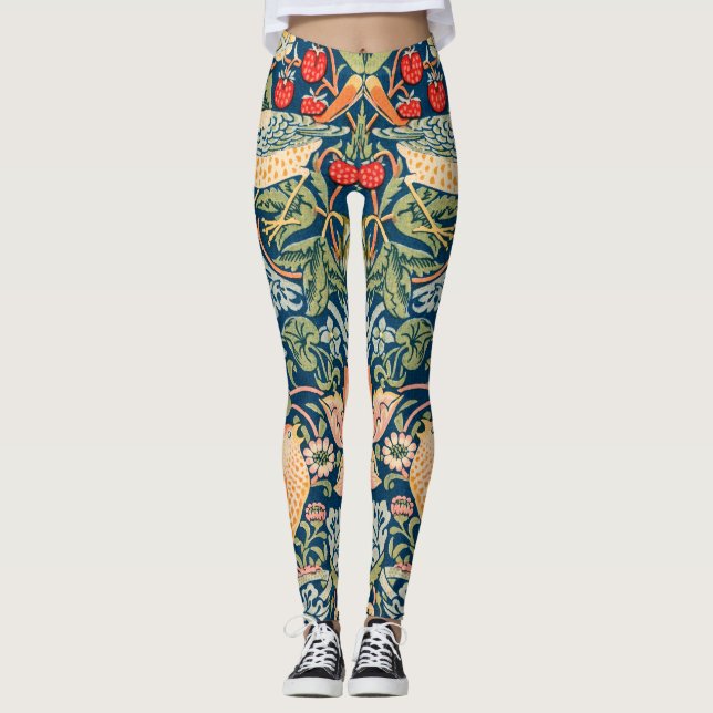 William Morris Strawberry Leggings (Vorderseite)