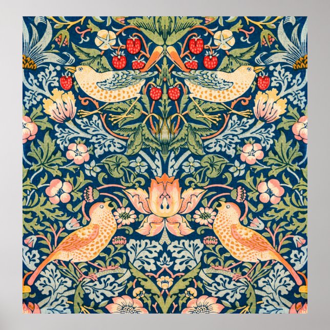 William Morris Strawberry Poster (Vorne)