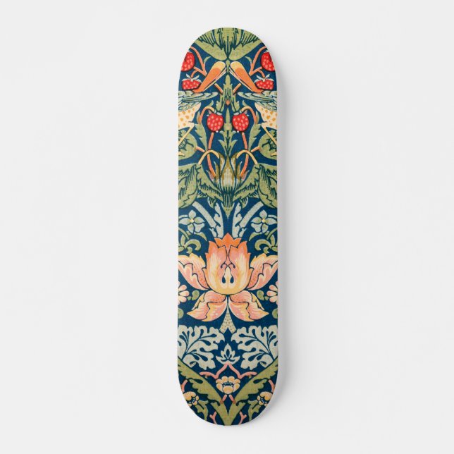 William Morris Strawberry Skateboard (Vorne)