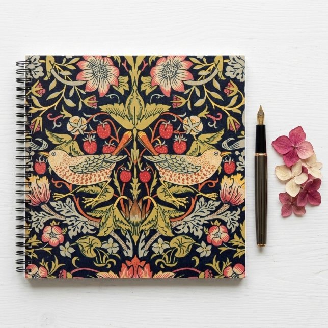 William Morris Strawberry Thief Artistic Vintag Notizbuch (Von Creator hochgeladen)