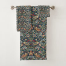 William Morris: Strawberry Thief Bath Towel Set