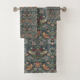 William Morris: Strawberry Thief Bath Towel Set