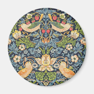 William Morris Strawberry Thief Blumenmuster Magnet