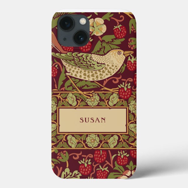 William Morris Strawberry Thief Case-Mate iPhone C Case-Mate iPhone Hülle (Rückseite)