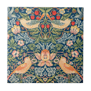 William Morris Strawberry Thief Design Fliese