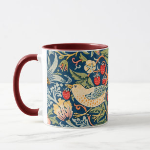 William Morris Strawberry Thief Design Tasse