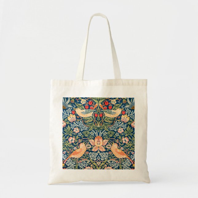 William Morris Strawberry Thief Design Tragetasche (Vorne)