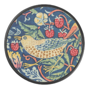 William Morris - Strawberry Thief Eishockey Puck