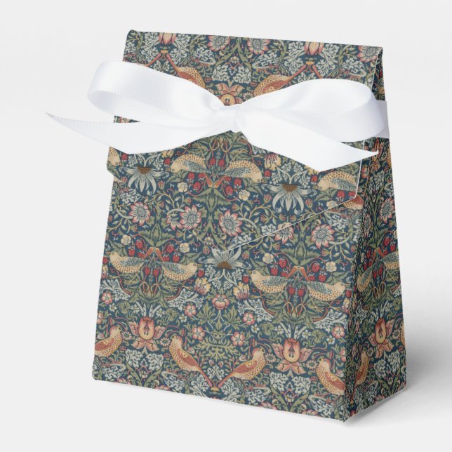 William Morris: Strawberry Thief Favor Box Geschenkschachtel (Vorderseite)