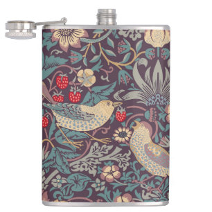William Morris Strawberry Thief Flask Flachmann