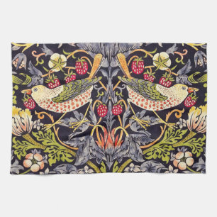 William Morris Strawberry Thief Floral Art Nouveau Küchentuch