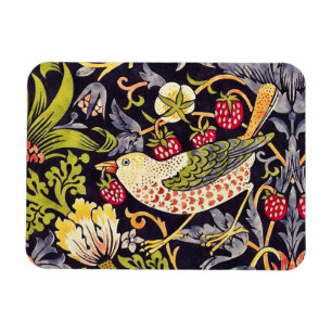 William Morris Strawberry Thief Floral Art Nouveau Magnet