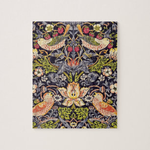 William Morris Strawberry Thief Floral Art Nouveau Puzzle