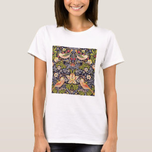 William Morris Strawberry Thief Florale Kunst Neuz T-Shirt