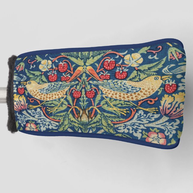 William Morris - Strawberry Thief Golf Headcover (Vorderseite)