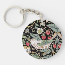 William Morris Strawberry Thief I Black Birds