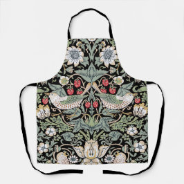 William Morris Strawberry Thief I Black Birds Schürze