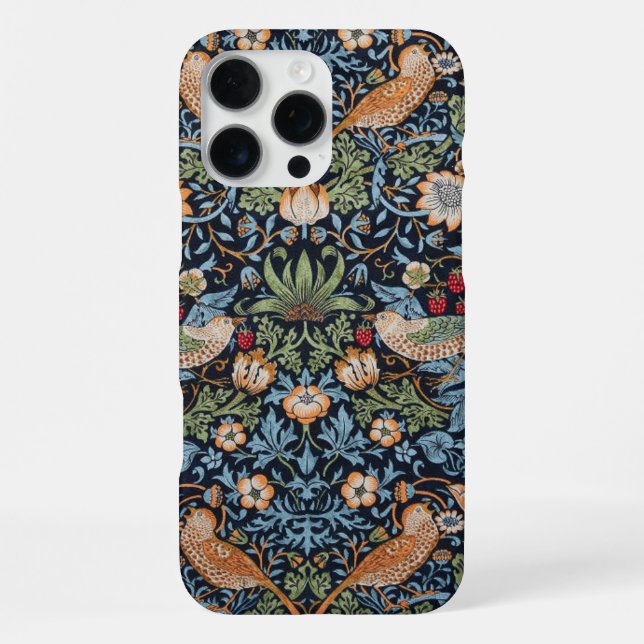 William Morris Strawberry Thief iPhone Hülle (Rückseite)