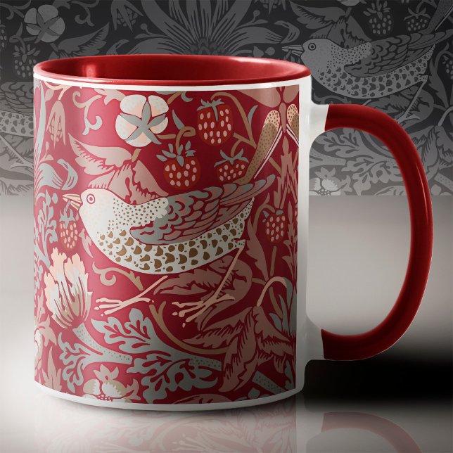 William Morris Strawberry Thief Kaffeetasse (Von Creator hochgeladen)