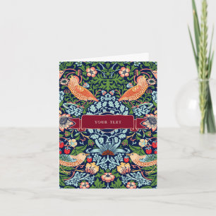 William Morris Strawberry Thief Karte