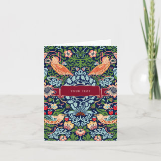 William Morris Strawberry Thief Karte