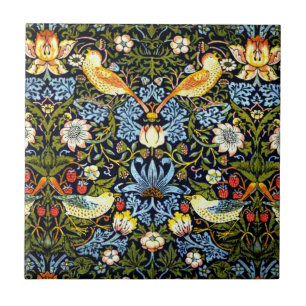 William Morris - Strawberry Thief Keramik Tile Fliese